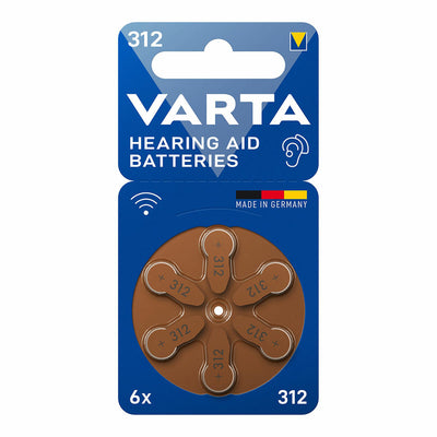 Hearing Aid Batteries Size 312 - Audilife