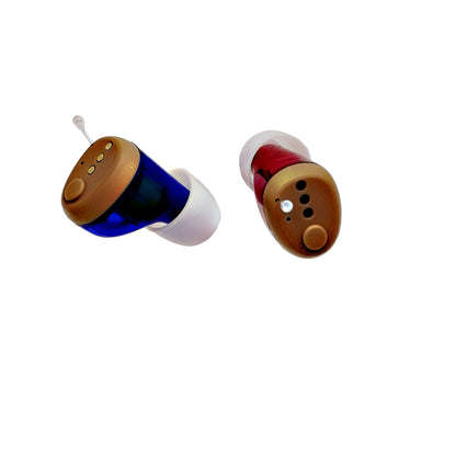Black CIC Rechargeable Hearing Aid