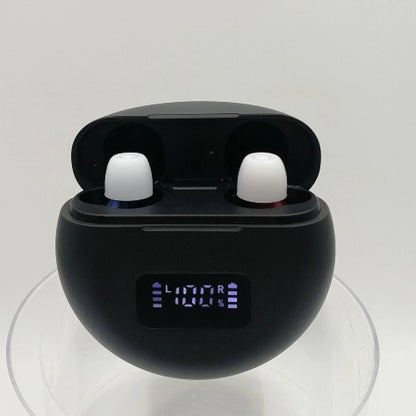 Black CIC Rechargeable Hearing Aid