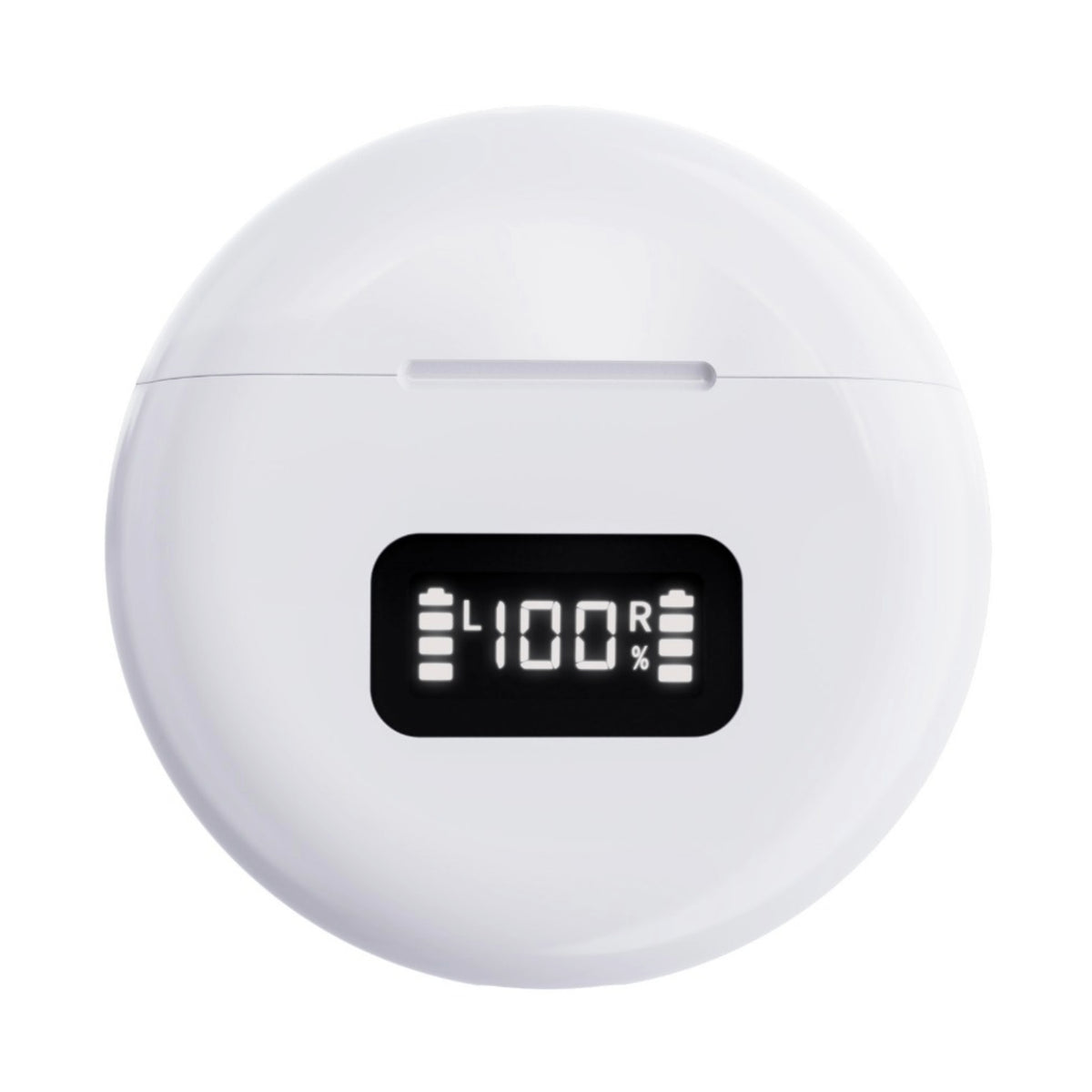 White CIC Rechargeable Hearing Aid