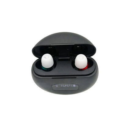Black CIC Rechargeable Hearing Aid