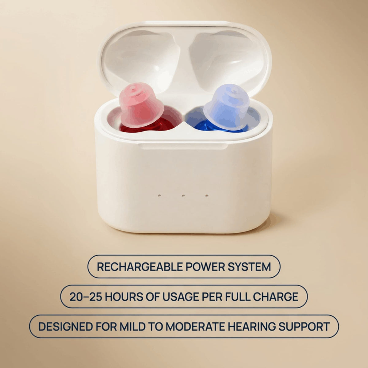Rechargeable Invisible CIC Hearing Aid