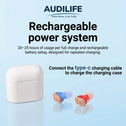 Rechargeable Invisible CIC Hearing Aid
